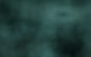 Uranus Haze Nebula III — dark black and teal galaxy background, variation III