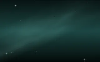 Uranus Haze Star Veil — dark black and teal galaxy background
