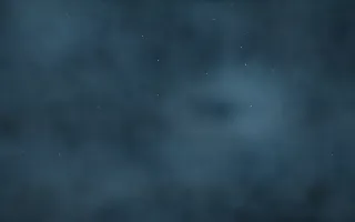 Witch Head Glow Nebula — dark black and blue galaxy background