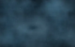 Witch Head Glow Nebula III — dark black and blue galaxy background, variation III