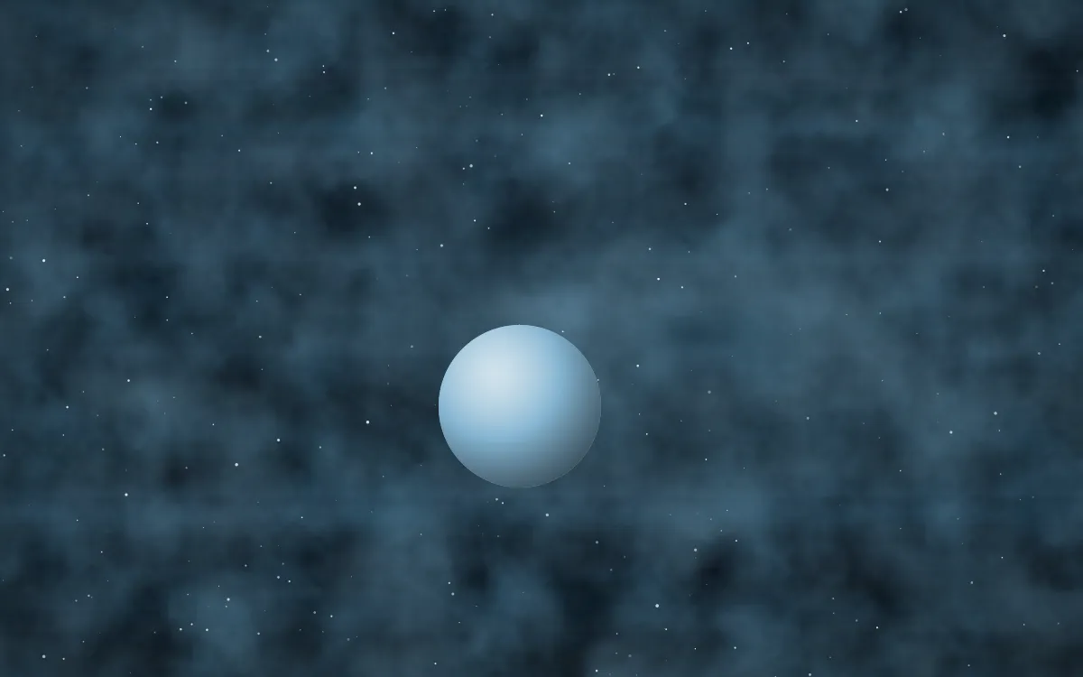 Witch Head Glow Planetfall — dark black and blue galaxy background