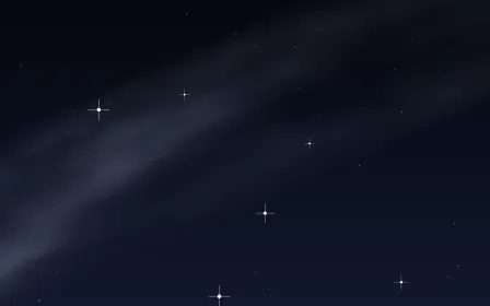 Classic Astro — dark black and blue galaxy background