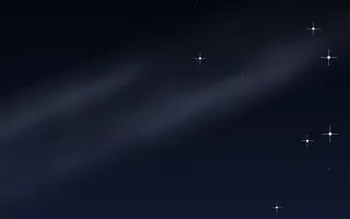 Classic Astro II — dark black and blue galaxy background, variation II
