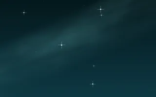 Deep Teal Stars — dark black and teal galaxy background