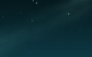Deep Teal Stars III — dark black and teal galaxy background, variation III