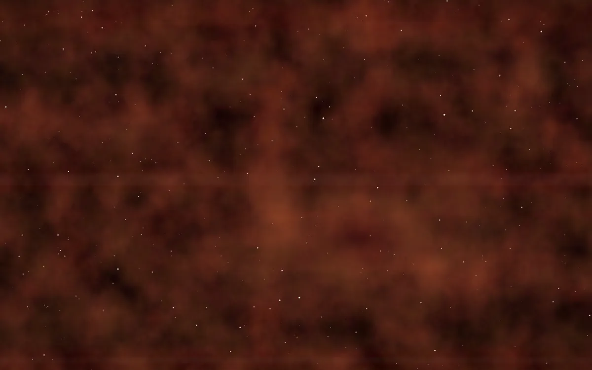 Blood Moon Veil Nebula — dark black, red and orange galaxy background