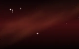 Blood Moon Veil Star Veil III — dark black, red and orange galaxy background, variation III