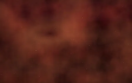 Carina Forge Nebula — dark black, red and orange galaxy background