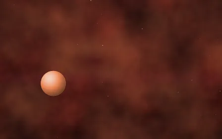 Carina Forge Planetfall — dark black, red and orange galaxy background