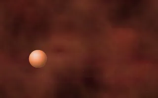 Carina Forge Planetfall III — dark black, red and orange galaxy background, variation III