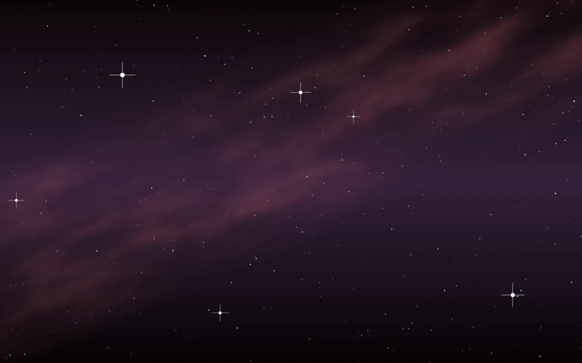 Cave Nebula Glow Star Veil — dark black, purple and red galaxy background