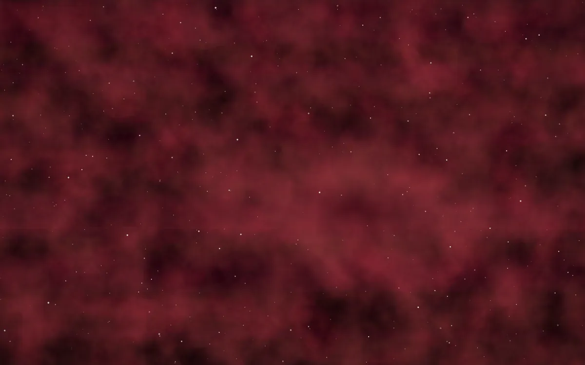 Crimson Tide Nebula — dark black and red galaxy background