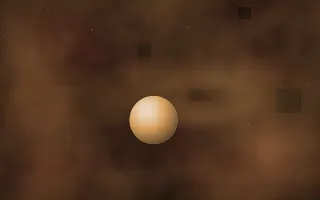 Eagle Forge Planetfall III — dark black, brown and orange galaxy background, variation III