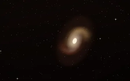 Eagle Forge Spiral — dark black, brown and beige galaxy background