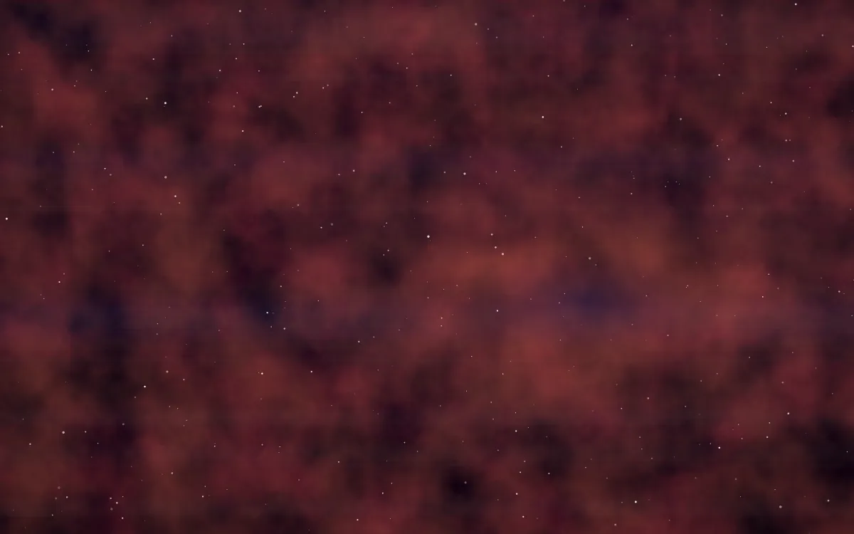 Flaming Star Nebula — dark black and red galaxy background