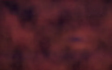Flaming Star Nebula — dark black and red galaxy background