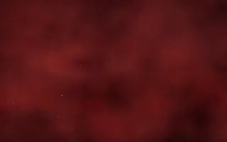 H-Alpha Storm Nebula — dark black and red galaxy background
