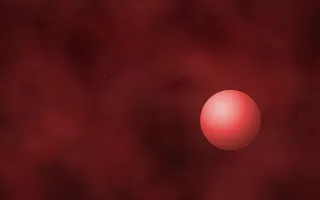 H-Alpha Storm Planetfall II — dark black and red galaxy background, variation II