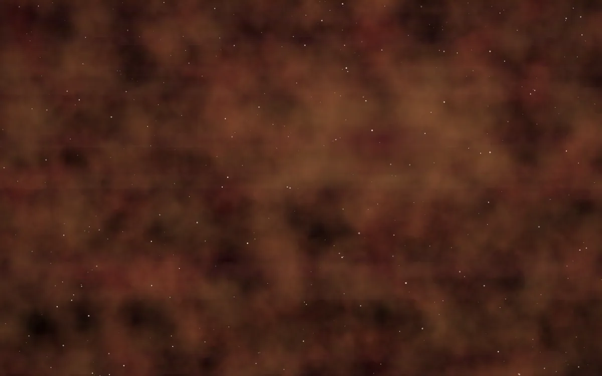 Lagoon Ember Nebula — dark black, red and orange galaxy background