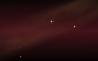 Lagoon Ember Star Veil — dark black, red and orange galaxy background