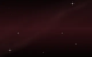 Maroon Hollow Star Veil II — dark black and red galaxy background, variation II