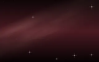 Omega Flame Star Veil — dark black and red galaxy background