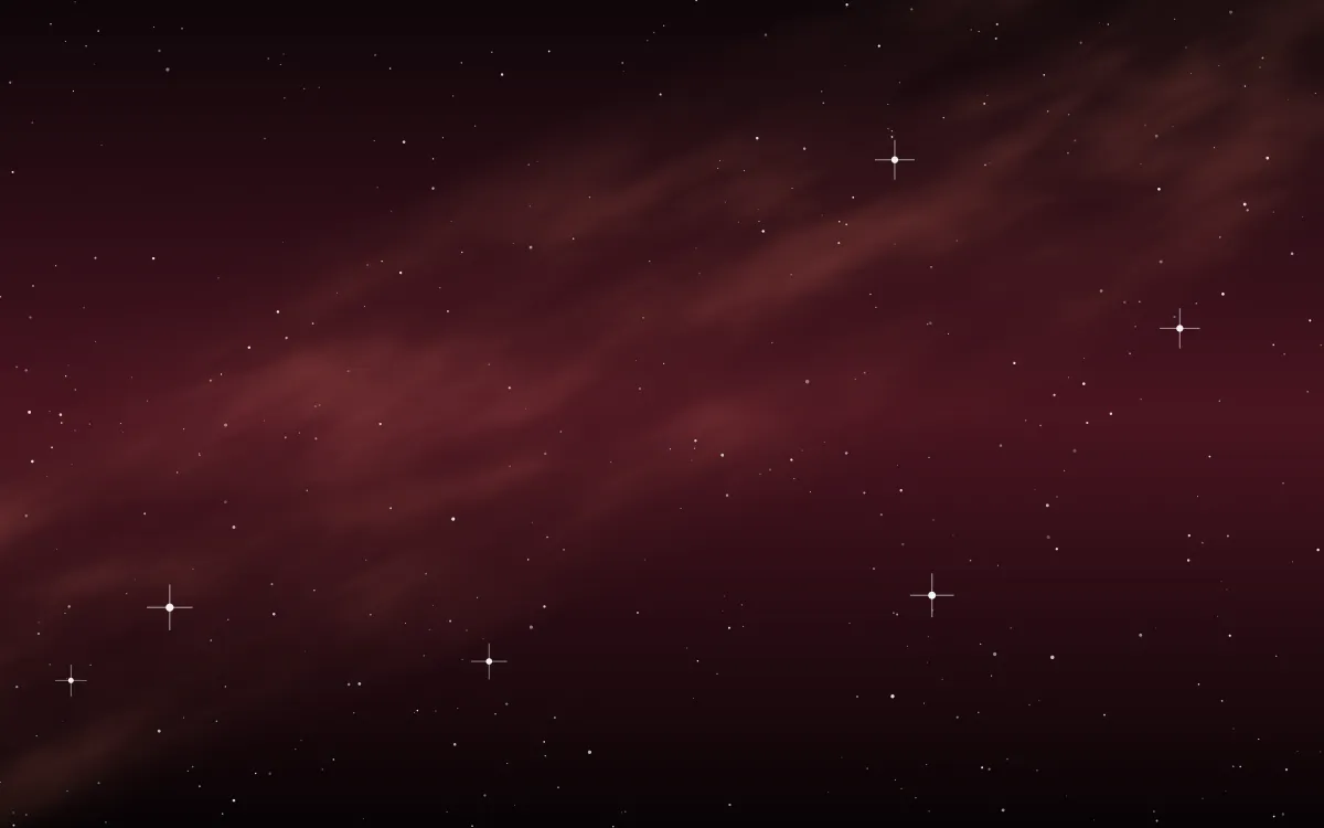 Orion Veil Star Veil — dark black and red galaxy background