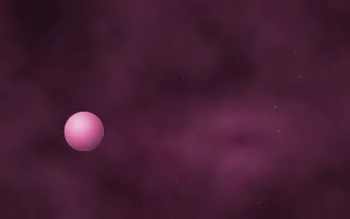 Prawn Nebula Glow Planetfall III — dark black and pink galaxy background, variation III