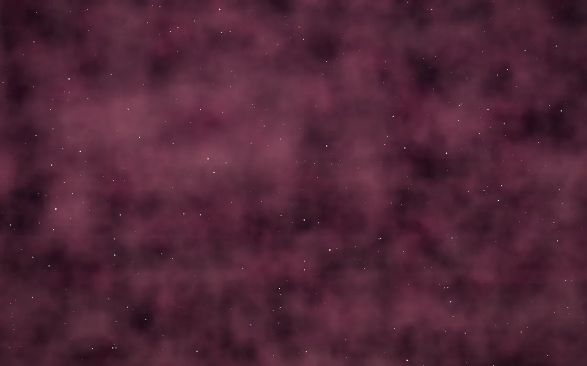 Rosette Bloom Nebula — dark black, pink and red galaxy background