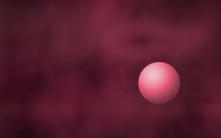 Ruby Cascade Planetfall II — dark black, pink and red galaxy background, variation II