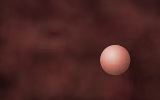 Soul Embers Planetfall II — dark black and red galaxy background, variation II