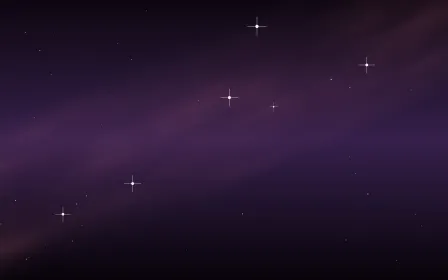 Trifid Rose Star Veil — dark black, purple and red galaxy background