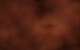 Vermilion Shroud Nebula — dark black, brown and orange galaxy background