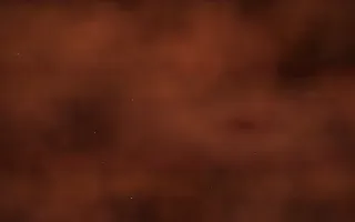 Vermilion Shroud Nebula III — dark black, brown and orange galaxy background, variation III