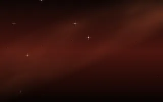 Vermilion Shroud Star Veil — dark black, red and orange galaxy background