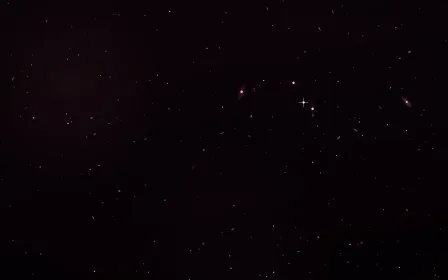 Wine-Dark Deep Deep Field — dark black, pink and red galaxy background