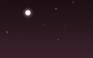 Ember Night Stars II — dark black, pink and orange galaxy background, variation II