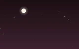 Ember Night Stars III — dark black, pink and orange galaxy background, variation III