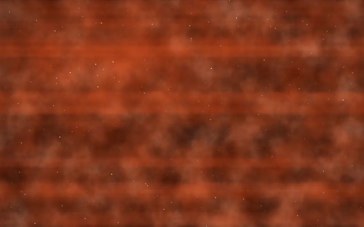 Flame Nebula — dark black and orange galaxy background