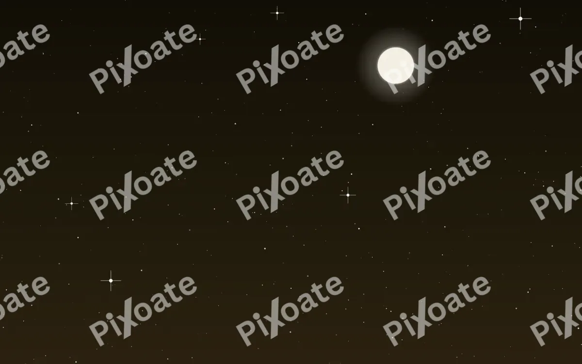 Golden Constellation — dark black, brown and yellow galaxy background