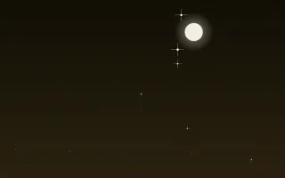 Golden Constellation — dark black, brown and yellow galaxy background