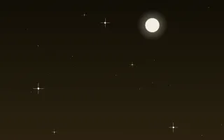 Golden Constellation II — dark black, brown and yellow galaxy background, variation II
