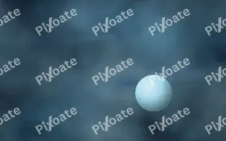 Ice Giant II — dark black, blue and teal galaxy background, variation II