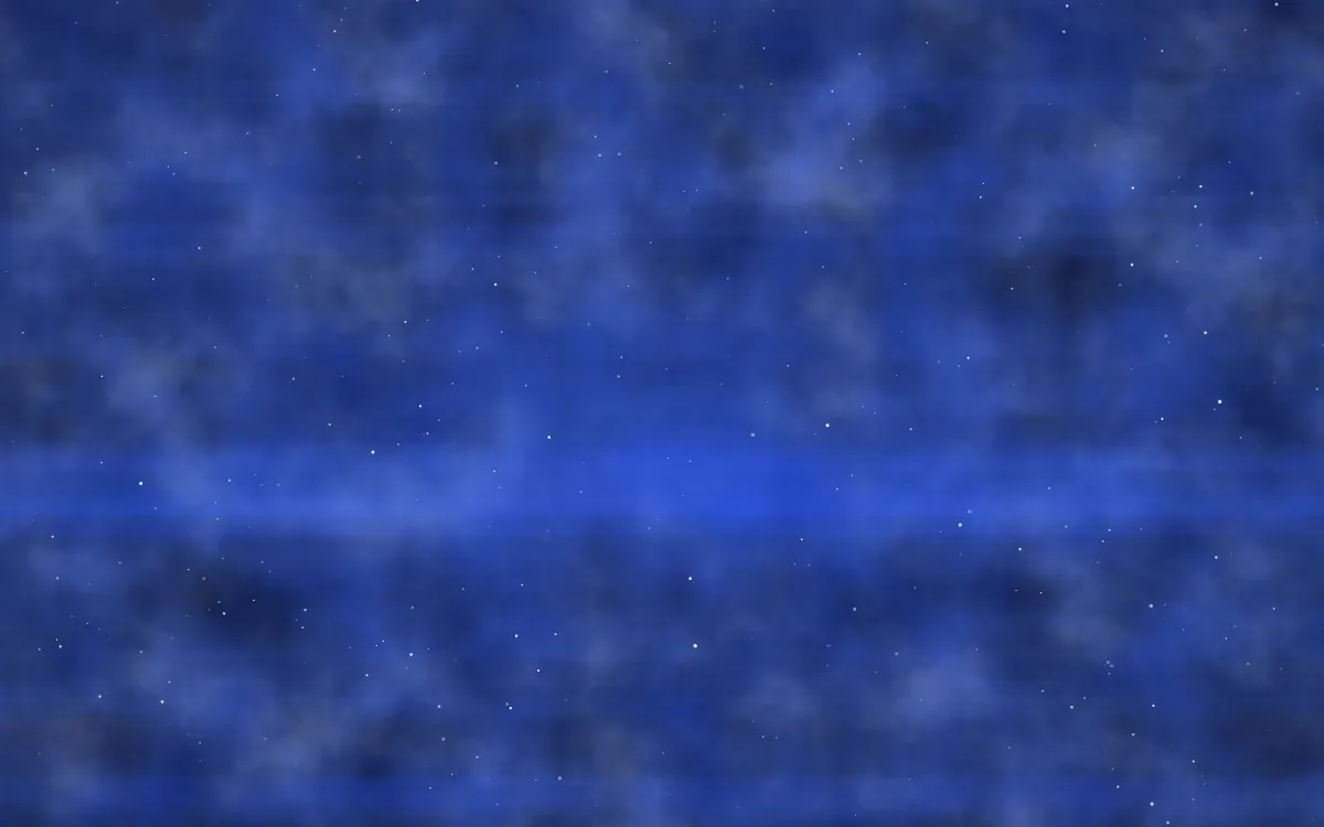 Klein Nebula — dark blue galaxy background