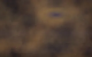 Amber Over Indigo Nebula — dark black, brown and orange galaxy background