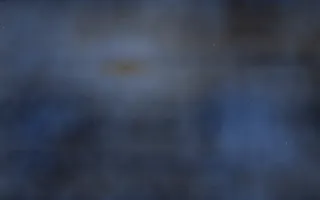 Antennae Clash Nebula — dark black and blue galaxy background
