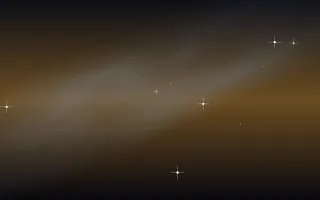 Antennae Clash Star Veil III — dark black, brown and blue galaxy background, variation III