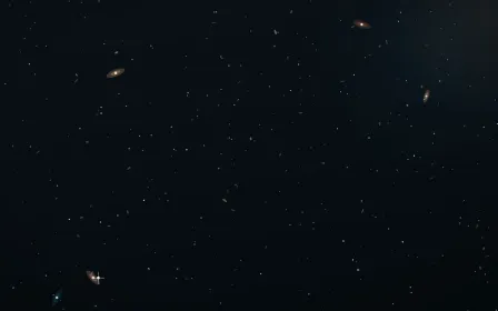 Apricot Cerulean Deep Field — dark black and orange galaxy background