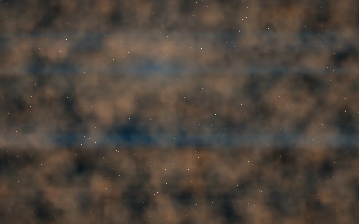 Apricot Cerulean Nebula — dark black and orange galaxy background