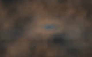 Apricot Cerulean Nebula II — dark black and orange galaxy background, variation II